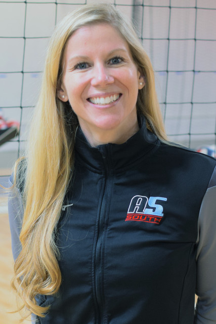 Assistant coach Jillian Schoenborn